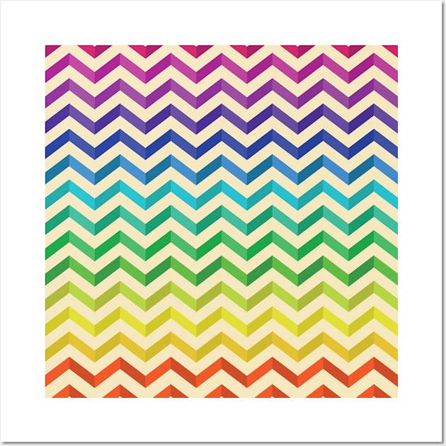 Wavy pattern Wall Art by burropatterns